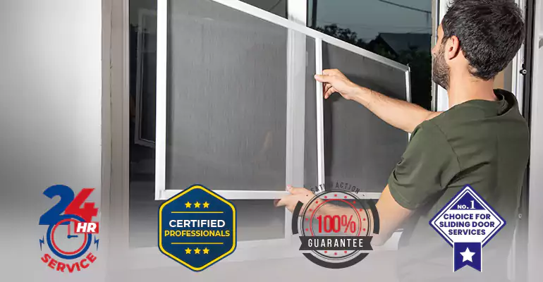 Sliding Screen Door Frame Repair in North Lauderdale